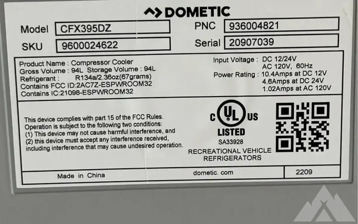 Dometic CFX 395DZ Portable Electric Cooler & F — used coolers & fridges for sale (photo 2) — photo 2