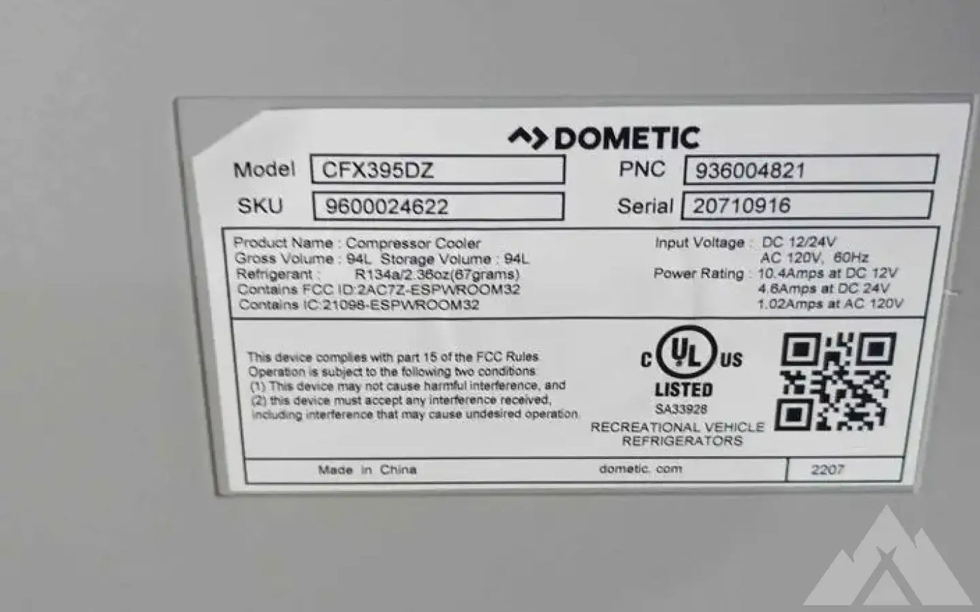 Dometic CFX395 DZ refrigerator/ freezer 12 volt — new coolers & fridges for sale (photo 2) — photo 2