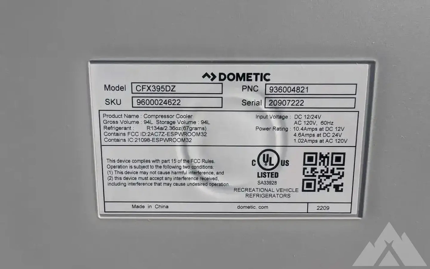 Dometic CFX395DZ 94 Liter Dual Compartment Cooler — used coolers & fridges for sale (photo 4)