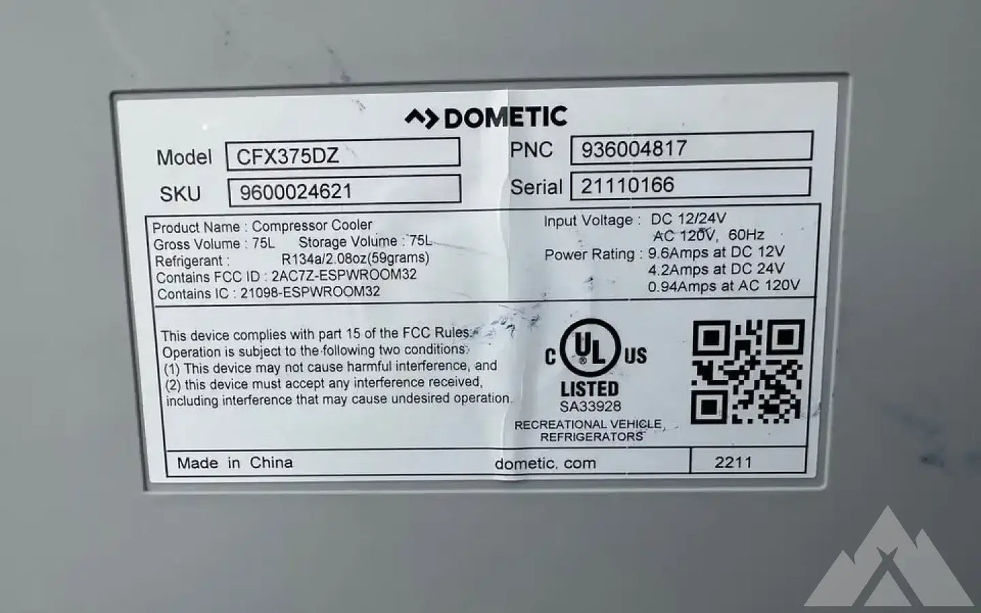 Dometic Fridge Freezer CFX3 — used coolers & fridges for sale (photo 5)