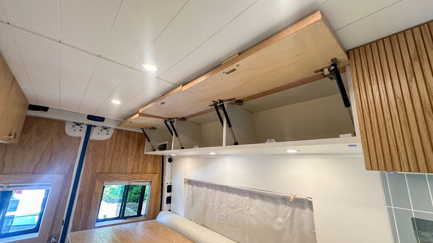 wood cabinets