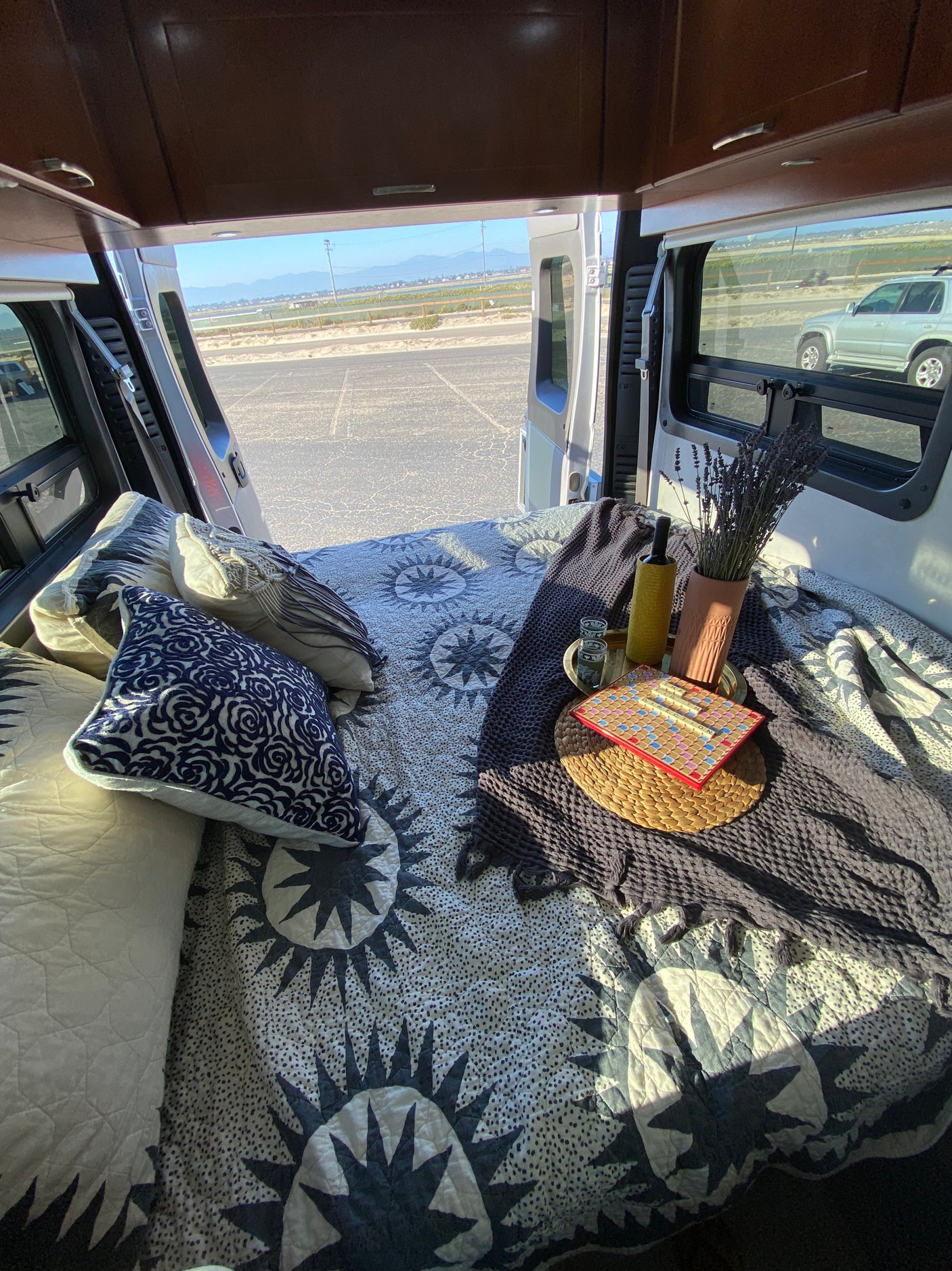 Luxury Class B Camper Van | King Bed, Bathroom, Generator