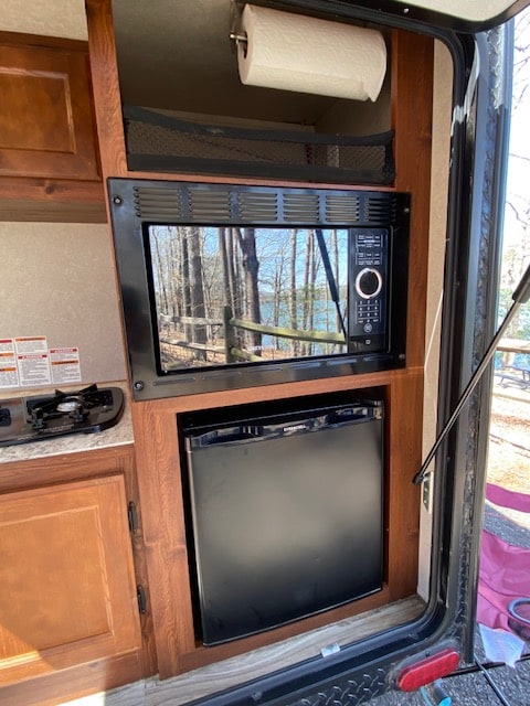 wall-mounted TV