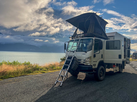 2021 Isuzu NPR Crew Cab 4x4 Overland Family Expedition Rig