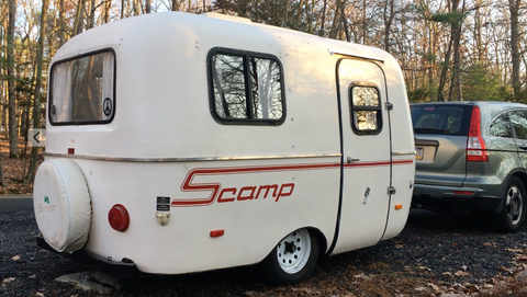 Vintage Fun for Two! 1985 Scamp Camper overland rental