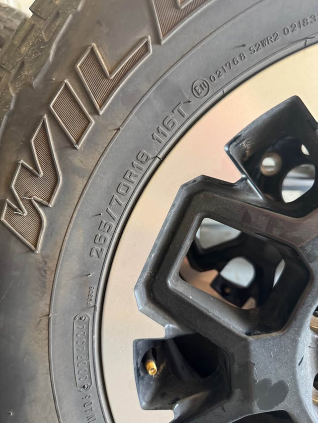 Toyota OEM 18” wheels and Falken Wildpeak At3wa tires — photo 3