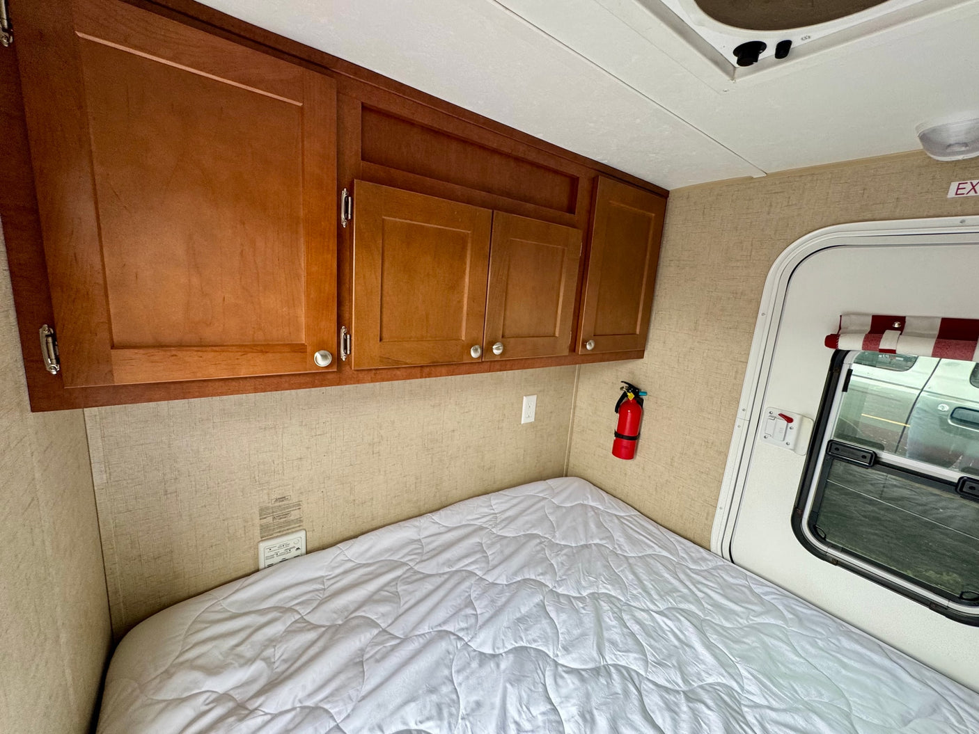 wooden cabinets
