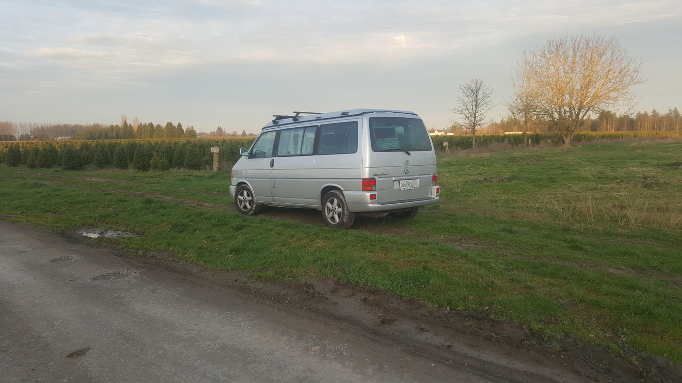 2002 Silver VW Westfalia Orlando
