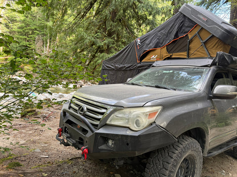 Lexus GX460 Overland Camper | Rooftop Tent & Annex | 4WD Adventure Ready overland rental