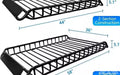 Extendable universal rooftop luggage carrier