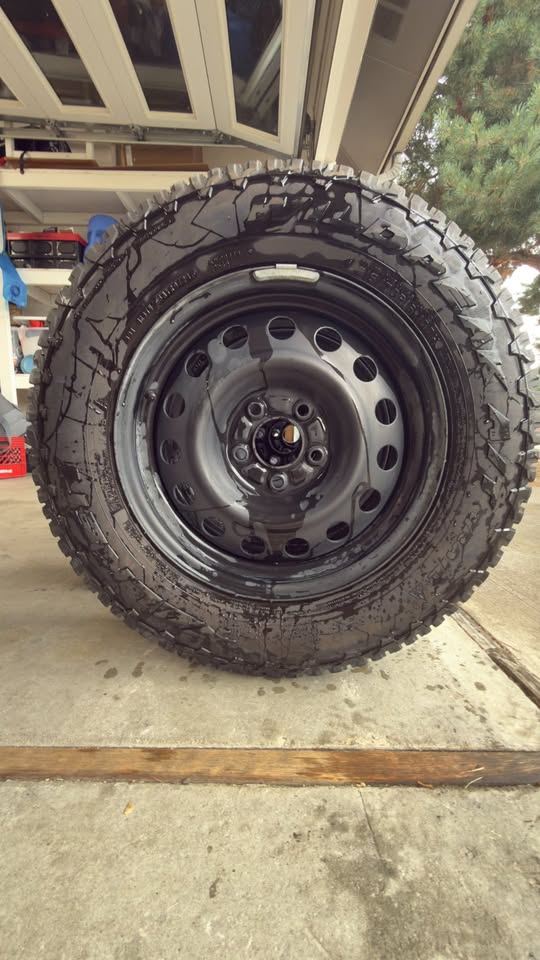 $550 OBO. Falken Wildpeak A/T Trail Tires + Steel Wheels Set of 4, 215/70R16 in Boise, ID (photo 5) — photo 5
