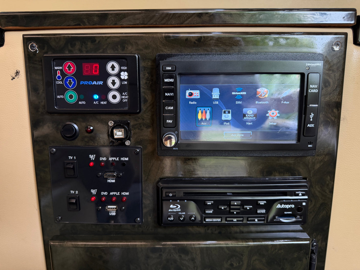 Luxury Mercedes Coach | Massage Chairs & Bathroom