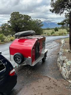 Microlite adventure camper for two overland rental