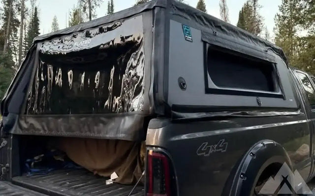 Flated camper shell and bed — photo 3