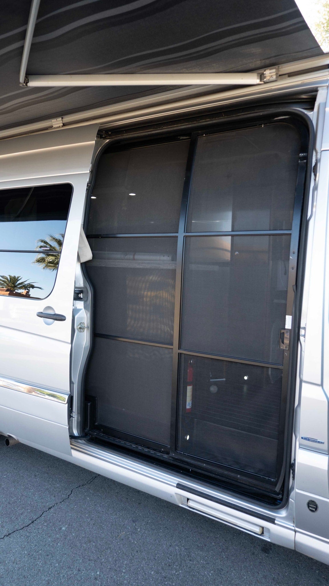 and toilet. Efficient use of space.|Silver Airstream Interstate camper van rental — photo 8