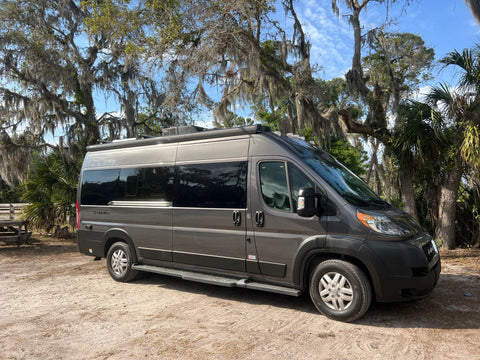 Ultimate Adventure on Wheels: The Luxurious '23 Thor Sequence Camper Van overland rental