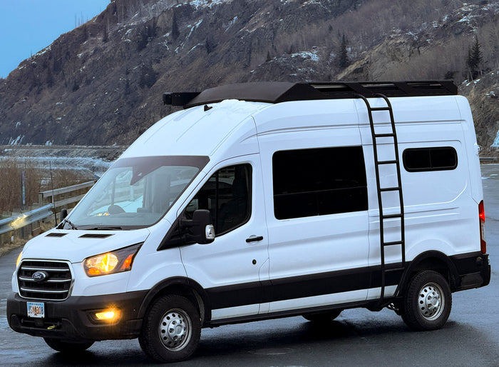 a white camper van