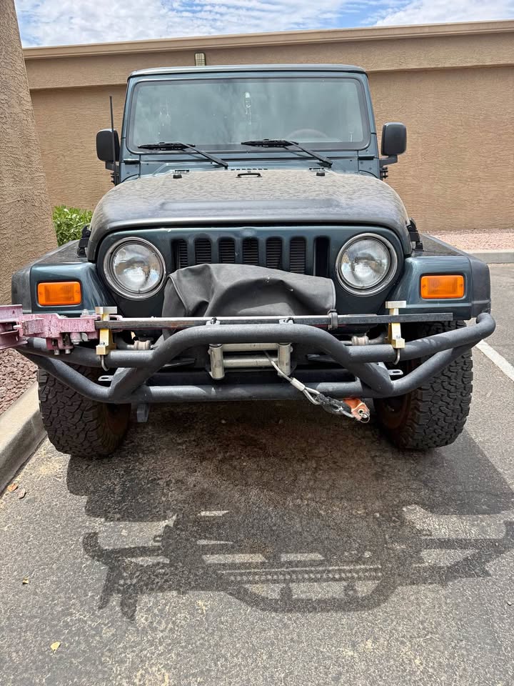 1997-2006 Jeep Tj Off Road Front Bumper and Winch in Phoenix, AZ (photo 1) — photo 1