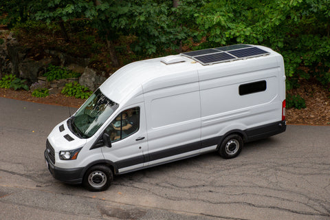 Ultimate Adventure Van with AC & Hot Shower, Battery bank, Queen Bed overland rental