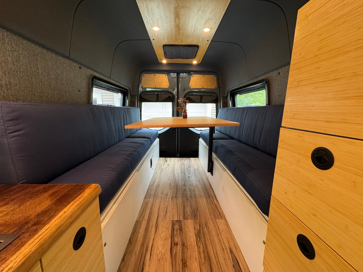 warm wooden accents