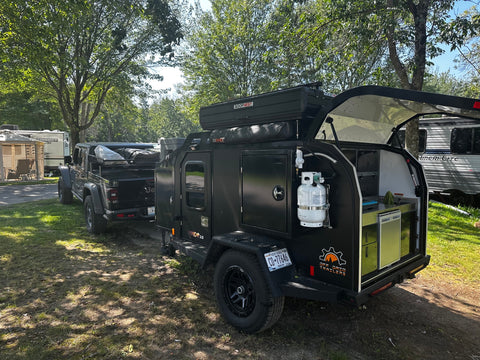 Pandonomium! 2022 Off Grid Trailers Pando 2.0 + Roofnest Condor RTT overland rental