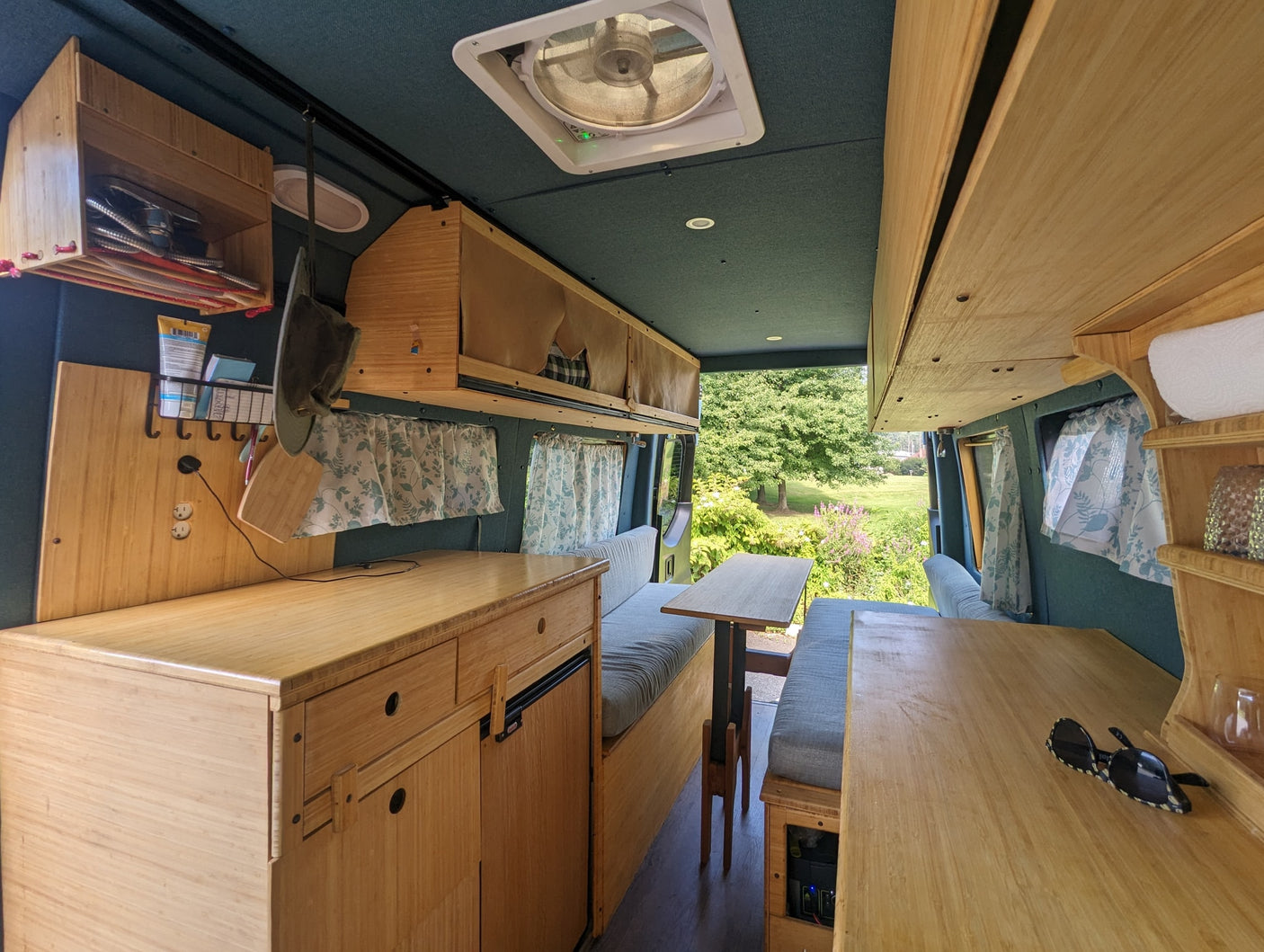 ideal for travel.|Inside a modern **rv rental** camper van