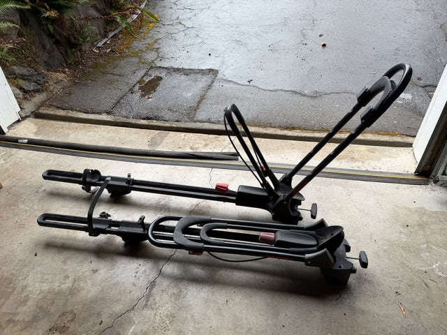 Yakima Roof Rack System — SkyBox Pro 16, 2 Frontloader Bike Racks, Aero Crossbars — Keyed Alike — photo 3