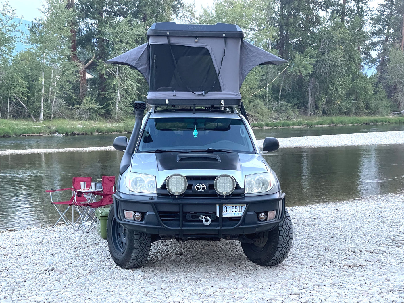 Ellie is a boondockers dream, 150 miles a day included! Overland Toyota T4R