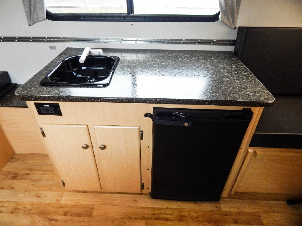 compact kitchen area