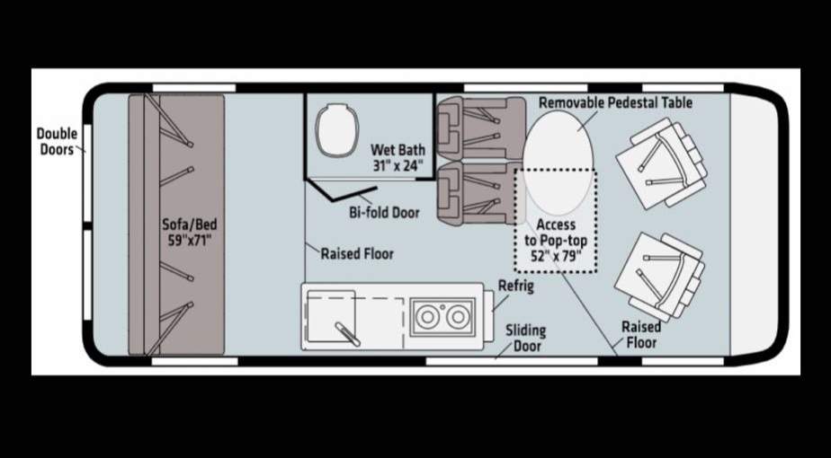 an overhead bunk with ladder — photo 4
