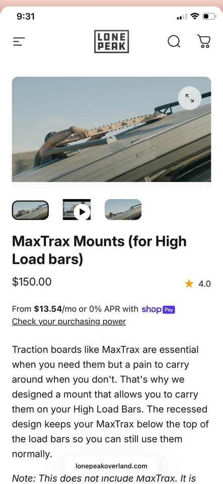 Lone peak max trax mounts in Portland, OR (photo 2) — photo 2