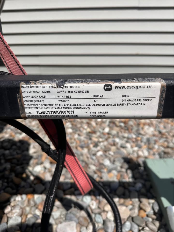 2019 Escapod Topo Trailer -OBO in Hayden, ID (photo 6) — photo 6