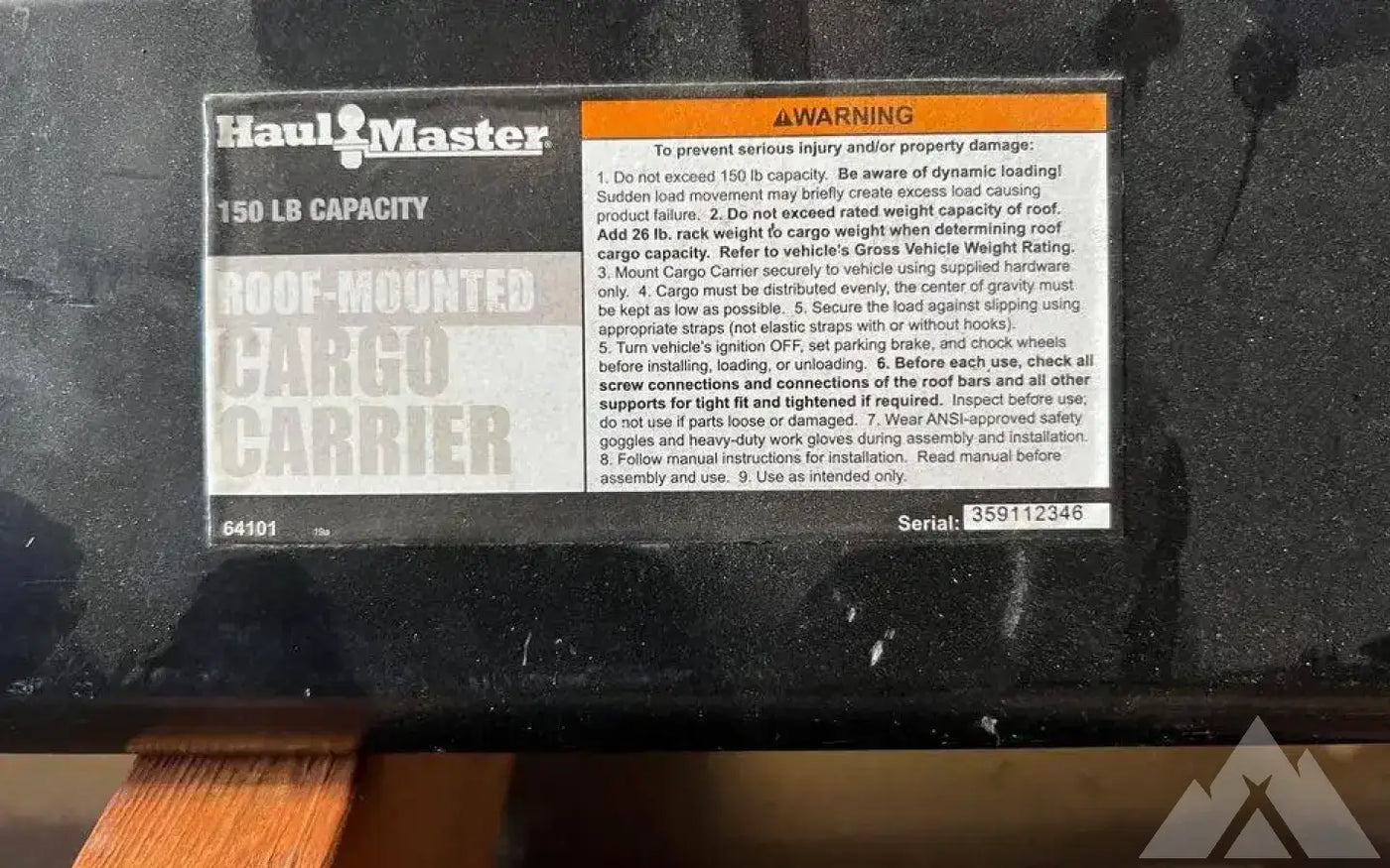 Haul Master roof rack — used racks for sale (photo 3) — photo 3