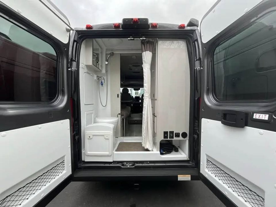 dark gray Thor Rize camper van
