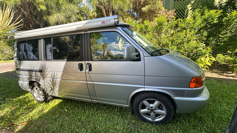 Hanalei VW Camper • Parking, Shower & WiFi overland rental