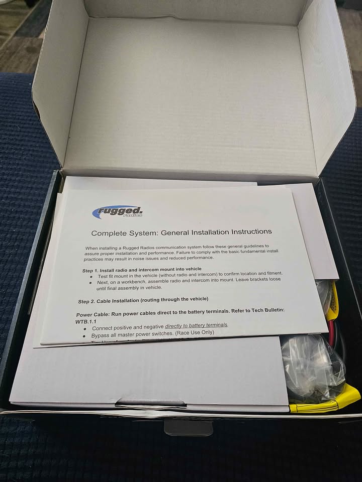 NIB RUGGED RADIOS M1 RACE SERIES RADIO in Reno, NV (photo 3) — photo 3