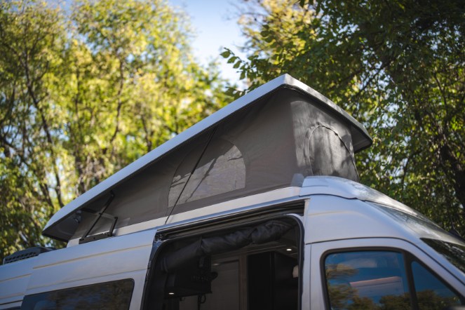 ready for adventure.|Inside a comfortable RV rental bedroom