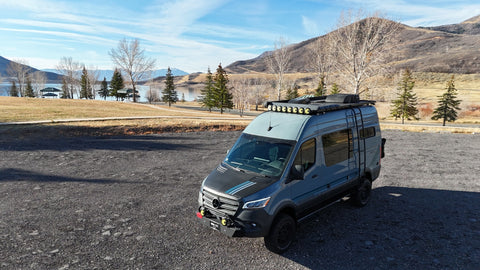 Belle in Beast Mode: Park City Ski Adventure Van overland rental