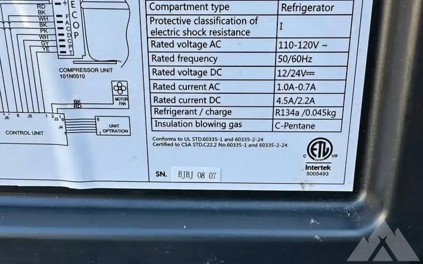 ICECO JP50 12v Fridge/Freezer — used coolers & fridges for sale (photo 5)