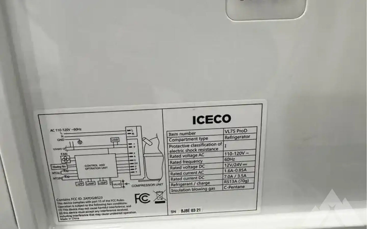 Iceco VL75 prod 12v refrigerator — new coolers & fridges for sale (photo 4) — photo 4