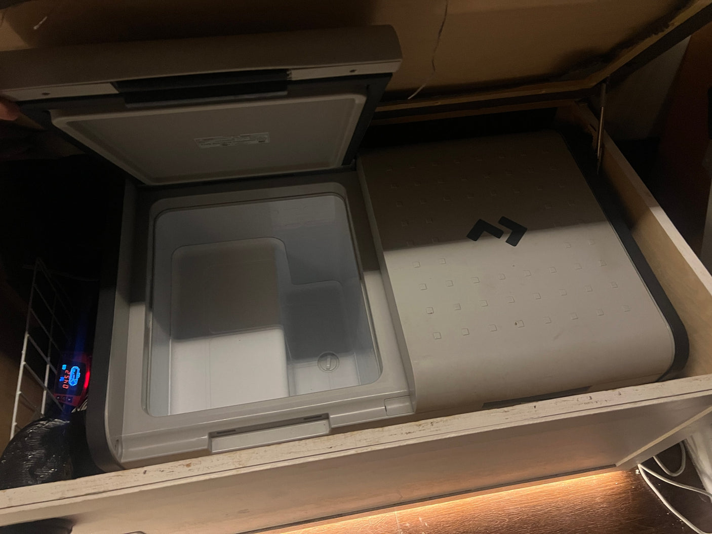 overhead cabinets