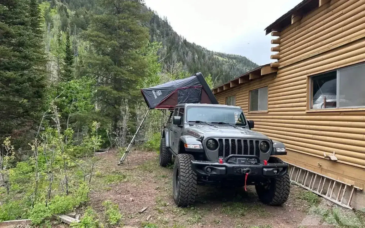 IKAMPER 2.0 roof top tent. YAKIMA mounting rack — used rooftop tents for sale (photo 2) — photo 2
