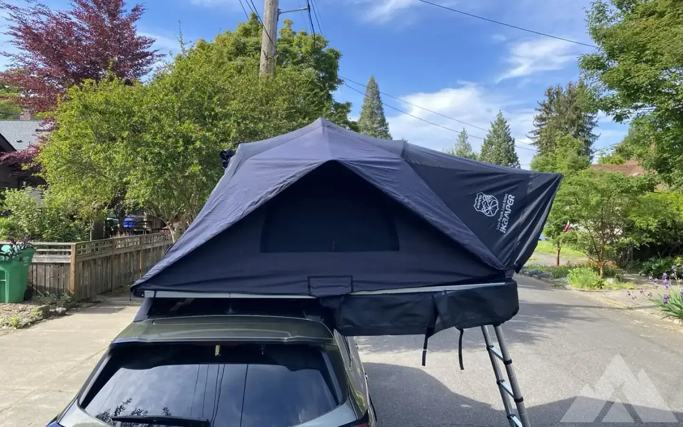 iKamper X-Cover RTT with Crossbars for gear — used rooftop tents for sale (photo 2) — photo 2