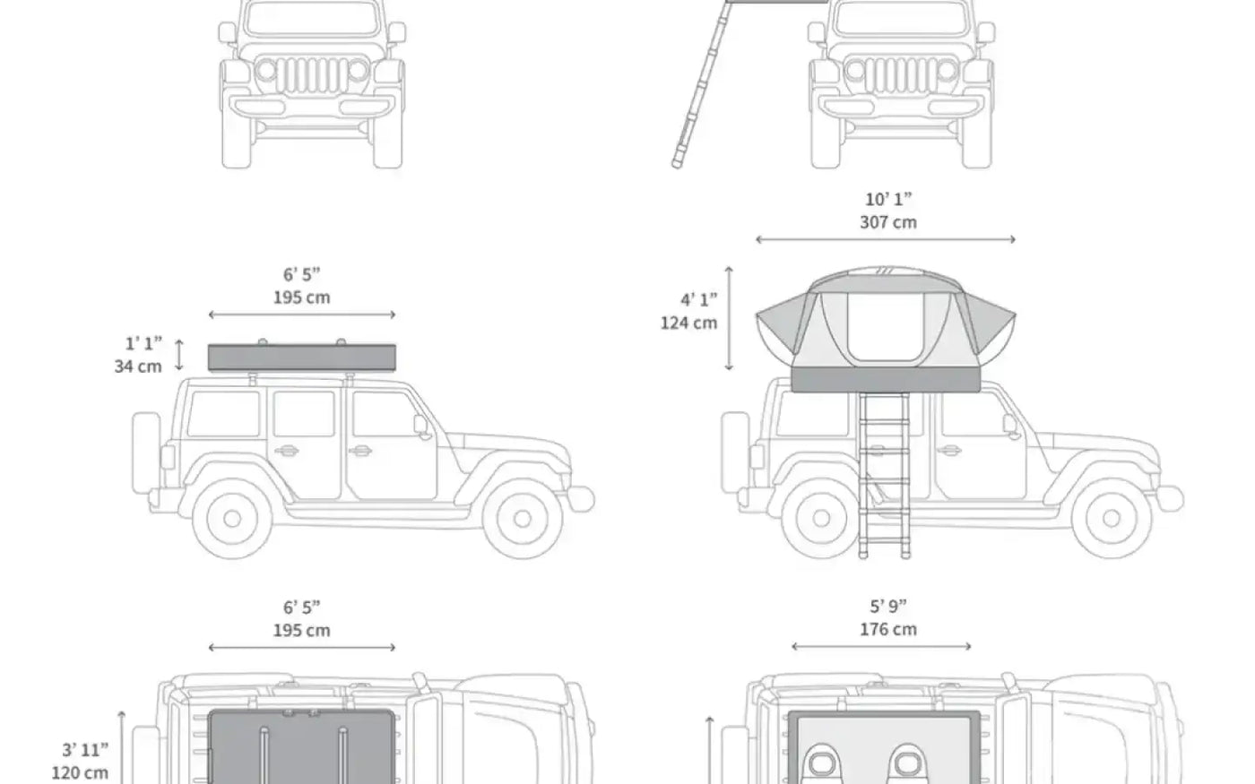 iKamper X-Cover RTT with Crossbars for gear — used rooftop tents for sale (photo 5) — photo 5