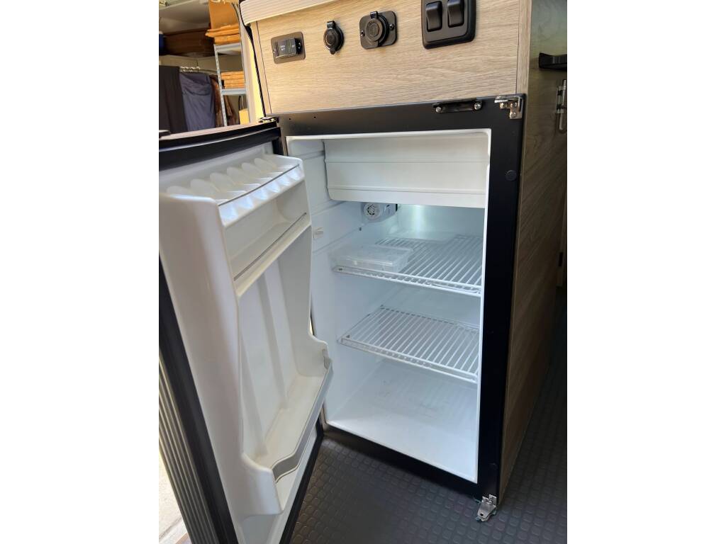 kitchenette on left
