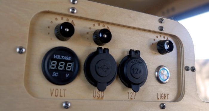 a mounted JBL speaker