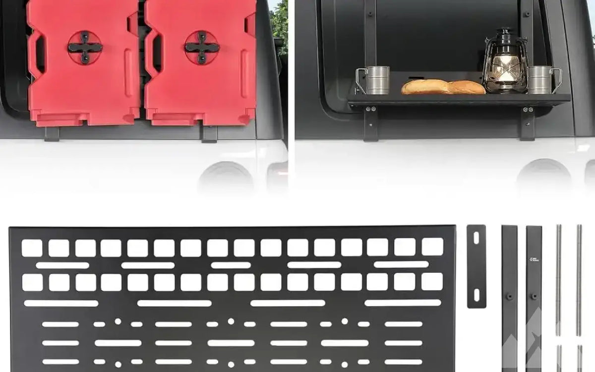 Jeep Wrangler 2018 - 2025 JL JLU Rear Window — new molle panels for sale (photo 2) — photo 2