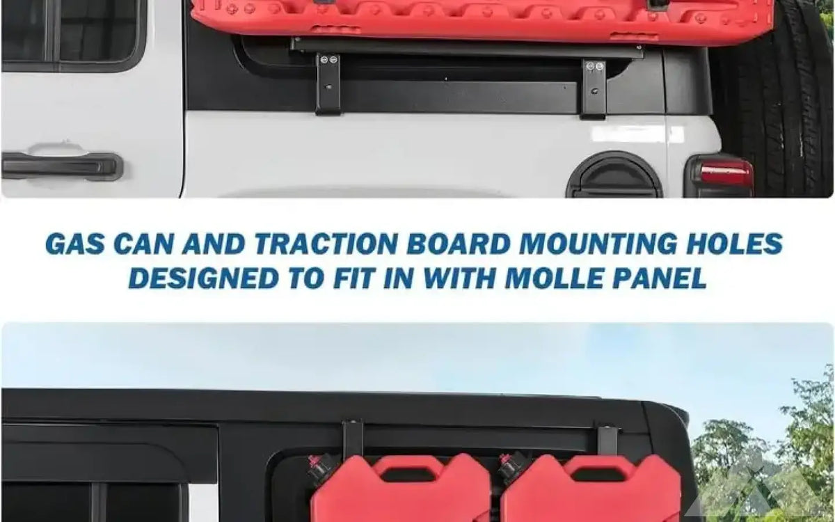 Jeep Wrangler 2018 - 2025 JL JLU Rear Window — new molle panels for sale (photo 3) — photo 3