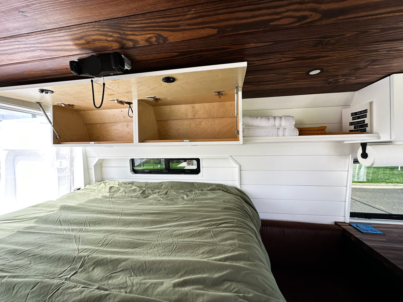 wooden ceiling