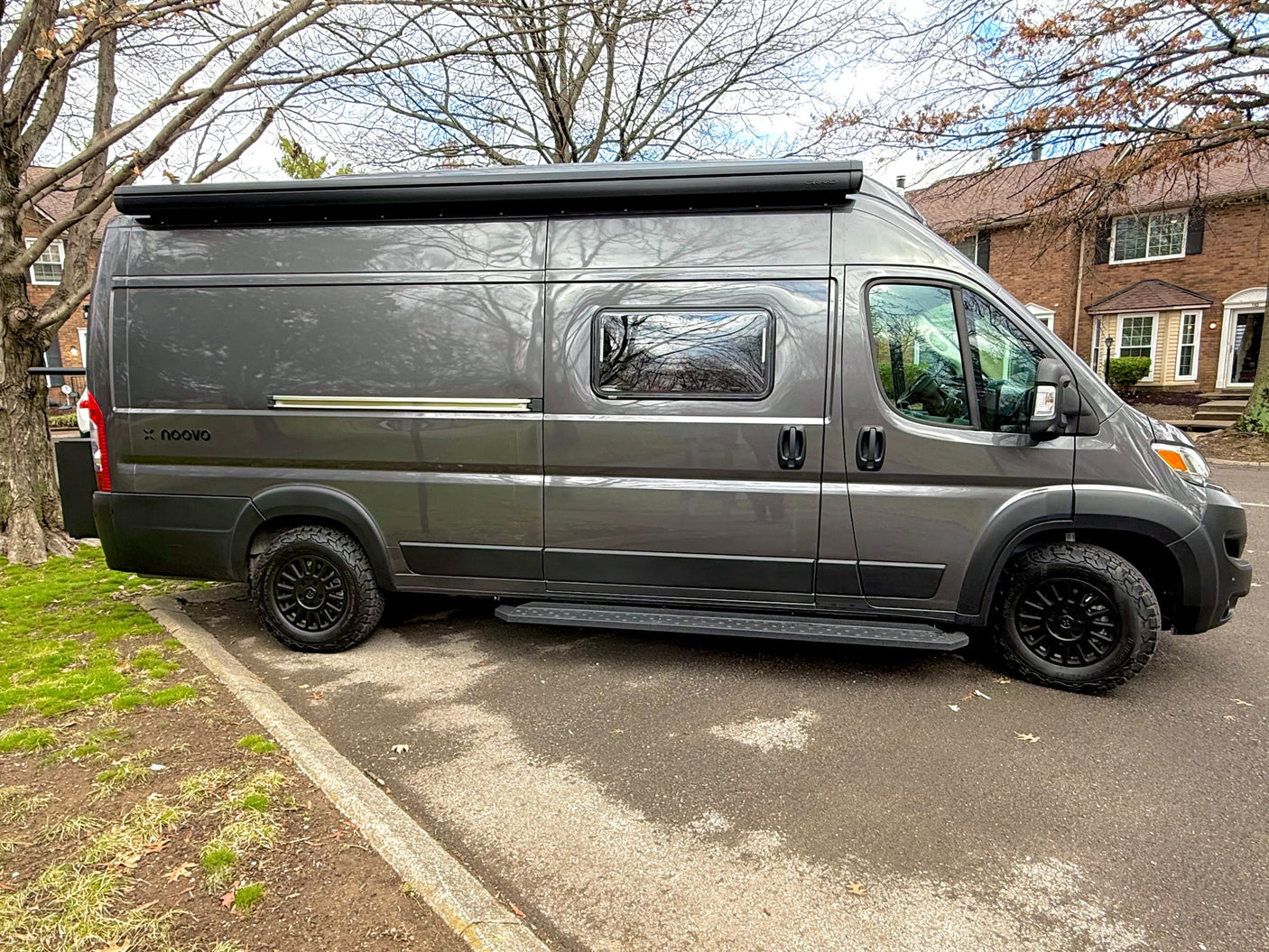 ready for your adventures.|RV rental with 1UP bike rack holding two road bikes
